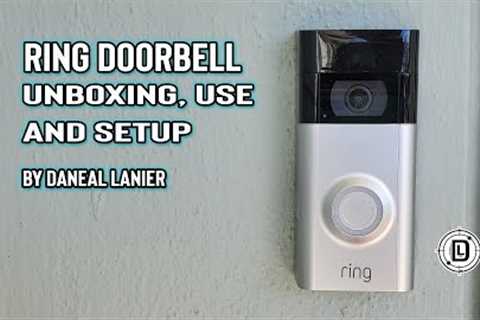Ring doorbell unboxing, set up, and use
