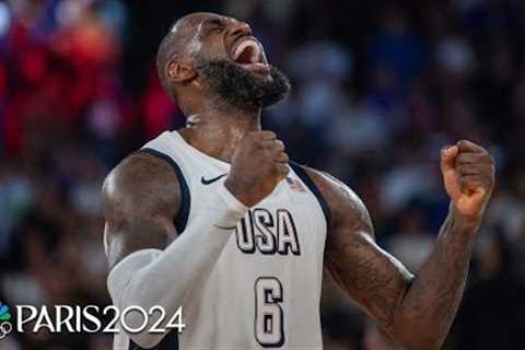 LeBron James’ TOP highlights from Paris Olympics basketball competition | NBC Sports