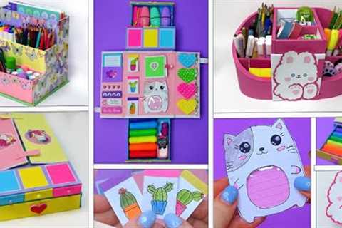 DIY - Awesome Cardboard Craft Ideas // How to make cute stationery with paper