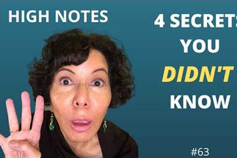 How to Sing High Notes Without Straining - WHAT YOU DIDN'T KNOW !