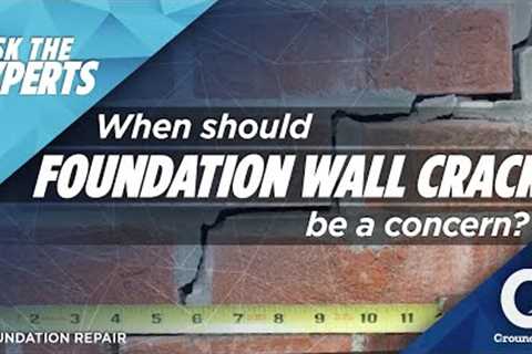 When Should Foundation Wall Cracks be a Concern?