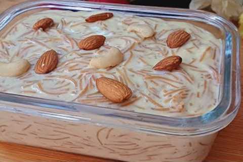 5 minutes Delicious thick and creamy Vermicelli Dessert, Quick and easy dessert