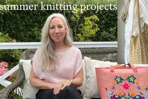 A knitting episode (18): a tee, a bag &amp; 3 new WIP's