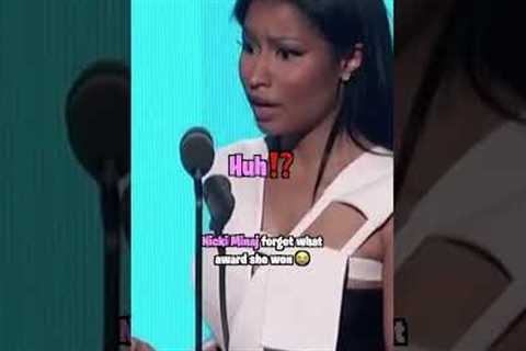 Nicki Minaj Forgot What Award She Won