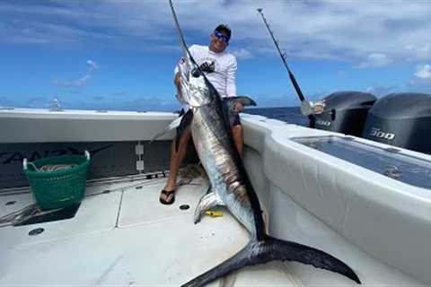 Massive Swordfish *HAND CRANK 2000’ deep* {Catch Clean Cook} Ft. StanzFam
