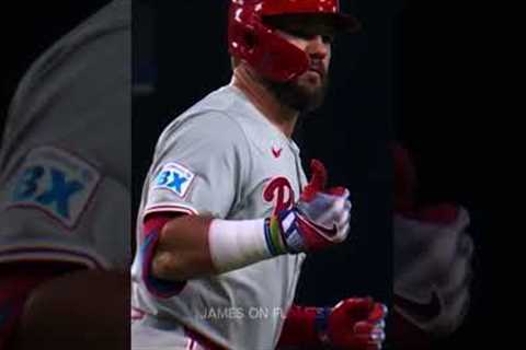 Kyle Schwarber BLASTSED THREE Home Runs Last Night! 🤩 | #shorts #baseball
