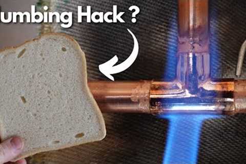 Soldering Copper Pipes With Water Inside - Plumbing DIY