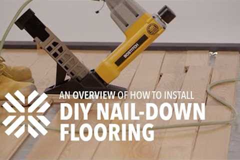 How to Install Nail-Down Hardwood Flooring | LL Flooring