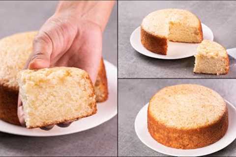 SPONGE CAKE WITHOUT BAKING POWDER | EGGLESS &amp; WITHOUT OVEN | EASY CAKE RECIPE | N'Oven