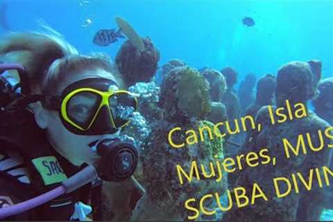 Scuba Diving Cancun Mexico | Isla Mujeres | MUSA Underwater Museum | Covid Travel