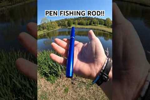 CRAZY PEN FISHING ROD!!! #bassfishing #shorts