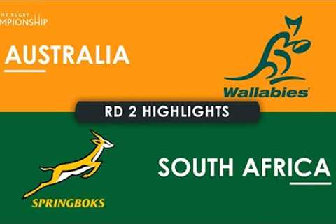HIGHLIGHTS | AUSTRALIA v SOUTH AFRICA | The Rugby Championship 2024