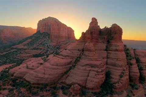 DJI Phantom 4 Unedited 4K Sample Drone Footage (Aerial Shots of Sedona Arizona)