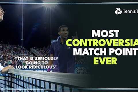 The Most CONTROVERSIAL Match Point Ever | Draper vs Auger-Aliassime Cincinnati 2024