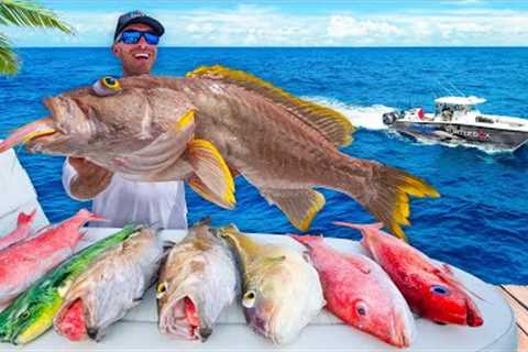 36 Hours at Sea. Caught Every Deep Sea Fish! Catch Clean &amp; Cook