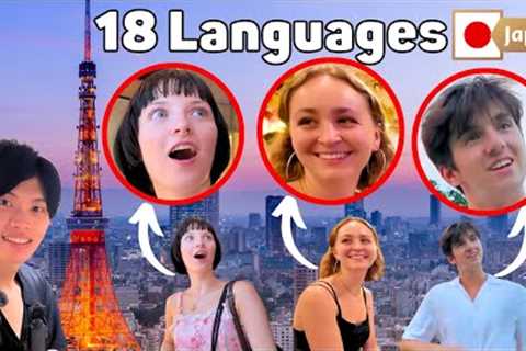 Shocking EVERYONE in Tokyo by Speaking All the Languages! 🇯🇵