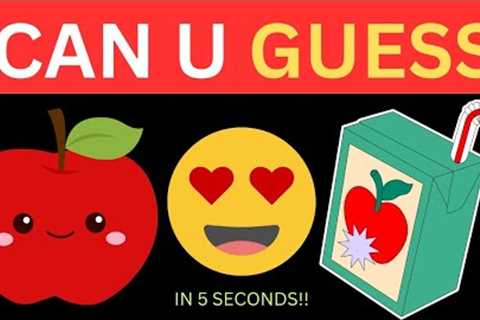 Guess The Food By Emoji Challange | Eating Emoji Food Challange