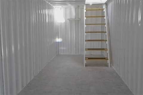 Inside underground 40ft bunker