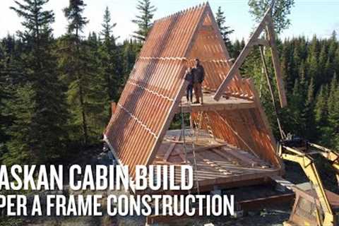 Off Grid Cabin Build | Upper A Frames &amp; Subfloor