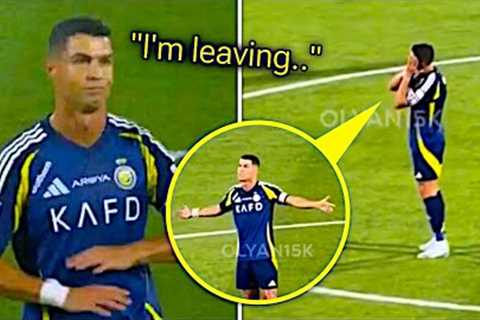 Ronaldo Crazy Reaction after Al Nassr lost 4-1 against Al Hilal 😳