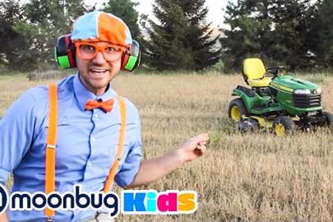 Learn about Lawn Mowers | Blippi | Moonbug Kids - Art for Kids