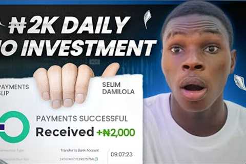 I Made 20,000 Naira paid To Make Bank Account- Make Money Online In Nigeria Without investment