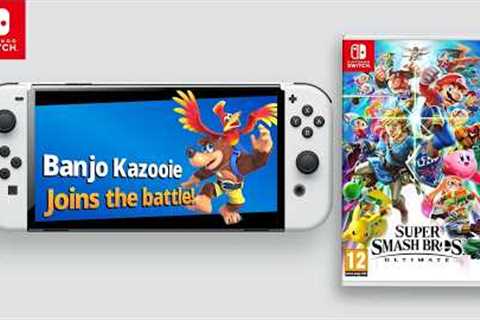 Super Smash Bros Ultimate Banjo &amp; Kazooie on Nintendo Switch OLED