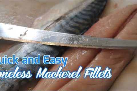 How to Prepare Mackerel for Cooking | Filleting Fish | Sea Fishing