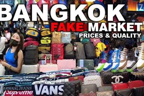 BANGKOK Fake Market Shopping Spree | 1st Copy Items Prices & Quality In THAILAND..