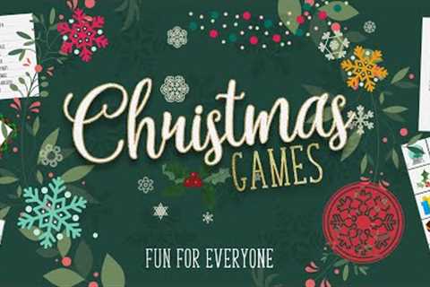 THESE CHRISTMAS PARTY GAMES GUARANTEE YOU'LL HAVE FUN! [FAMILY FRIENDLY]