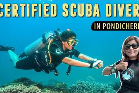 In PONDICHERRY for my PADI Open Water Scuba Diving Course 🤿 Scuba Diving Experience in Pondicherry