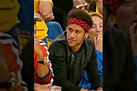 Neymar reaction to lebron James insane dunk vs gsw || 2017 NBA finals #shorts #nba