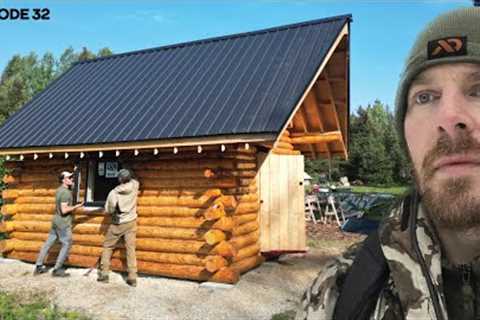 Log Cabin Build on Off-Grid Homestead |EP32| with Alex Nick