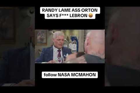 Lebron James DISSED by Randy Orton #nba #basketball #wwe #funny #viralvideo #shorts #lebronjames