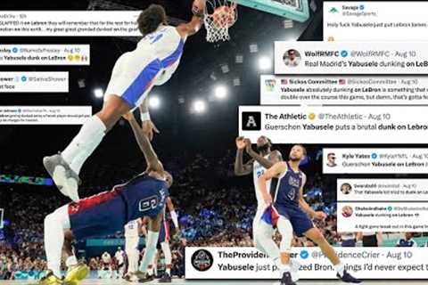 KING LEBRON JAMES got a Lesson from Yabusele