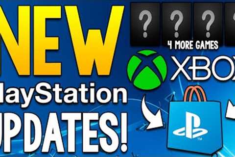 New PlayStation Updates! 4 BIG Xbox Games Coming to PS5 and Day 1 New Release Rumors