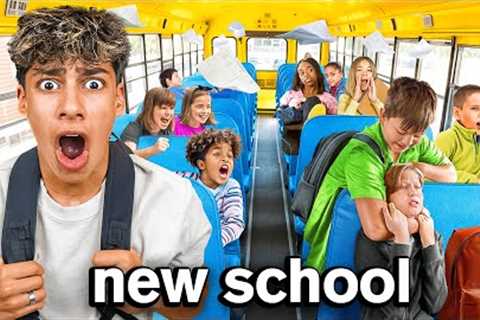 Our Son's First Day at a NEW SCHOOL