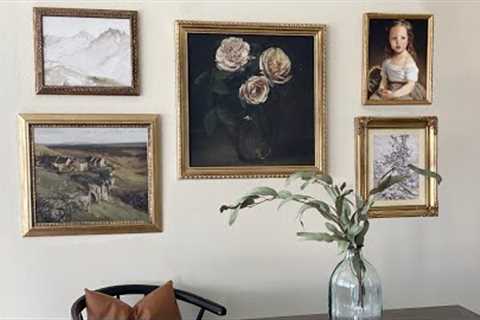 DIY French Country Gallery Wall | How to Make Your Own Antique Frames