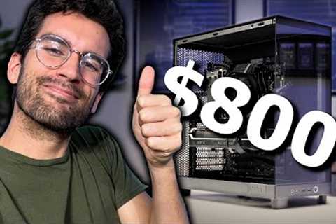 Building a SOLID $800 Gaming PC!