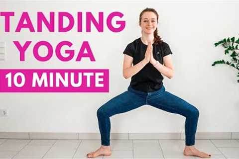 10 MIN STANDING YOGA STRETCH | Yoga Without Mat | Yoga with Uliana