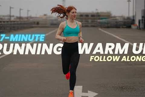 7 Min. Real Time Running Warm Up | Pain-Free Running | No Equipment | At Home | Quick &amp; Easy