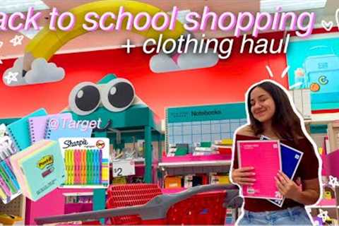 back to school shopping 2024 | clothing &amp; supplies haul