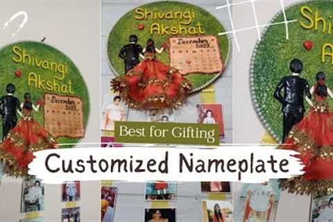 Customized Couple Gift Ideas/Couple Gifting Idea/Bride Groom Design/Wedding Gift Ideas/Clay Art