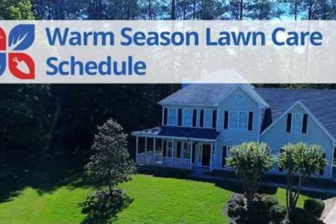 Year-Round Warm Season Lawn Care Calendar | DoMyOwn.com