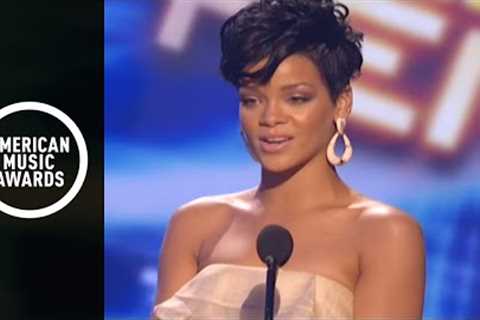 Rihanna Wins Favorite Pop/Rock Female Artist - AMA 2008