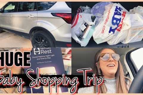 HUGE BABY SHOPPING TRIP VLOG  ||  FOLLOW ME SHOPPING AT TARGET &amp; BUYBUY BABY || WEEKEND VLOG