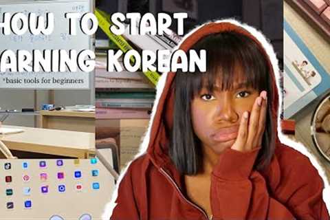 how to start learning korean🇰🇷...it's not hard i promise | anamuri