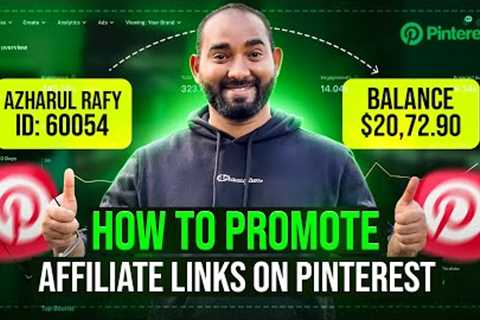How to Promote Affiliate Links on Pinterest to Earn Passive Income | Pinterest Affiliate Marketing