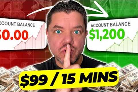 Make $99 in 15 Minutes With Affiliate Marketing | Passive Income With No Money or Skill
