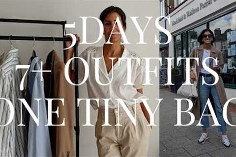 Packing Light: 7 Outfits, 5 days, One Carry-on Backpack - Mini Travel Capsule